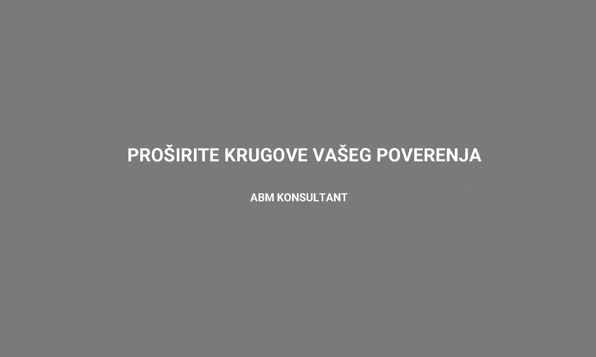 Krilatica ABM KONSULTANT
